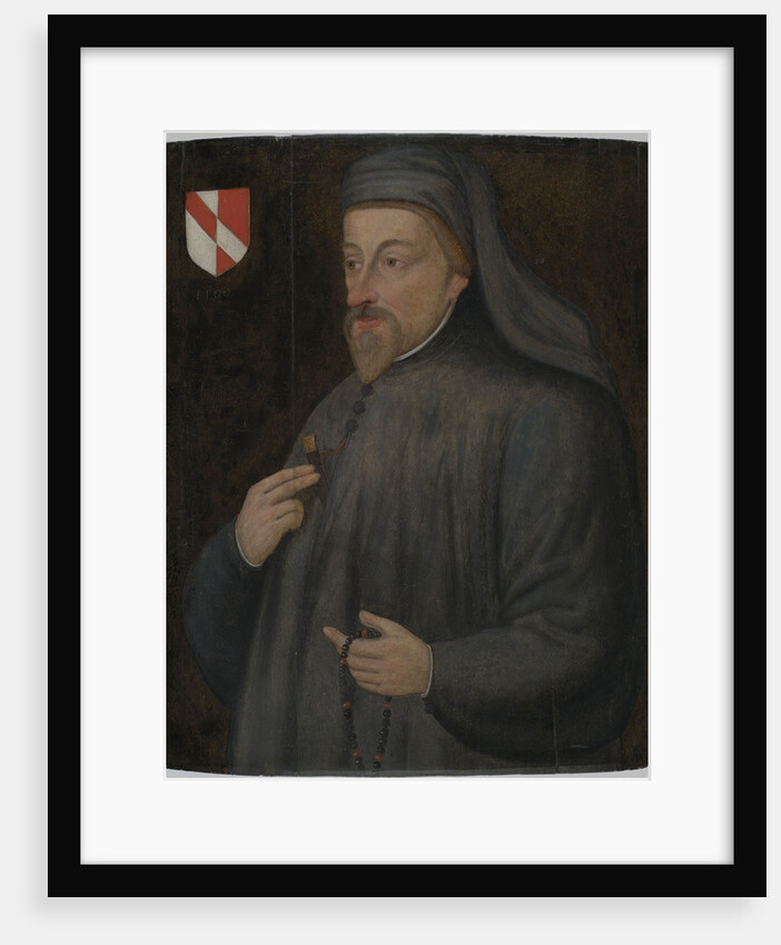 Portrait of Geoffrey Chaucer, Early 17th cen by Anonymous