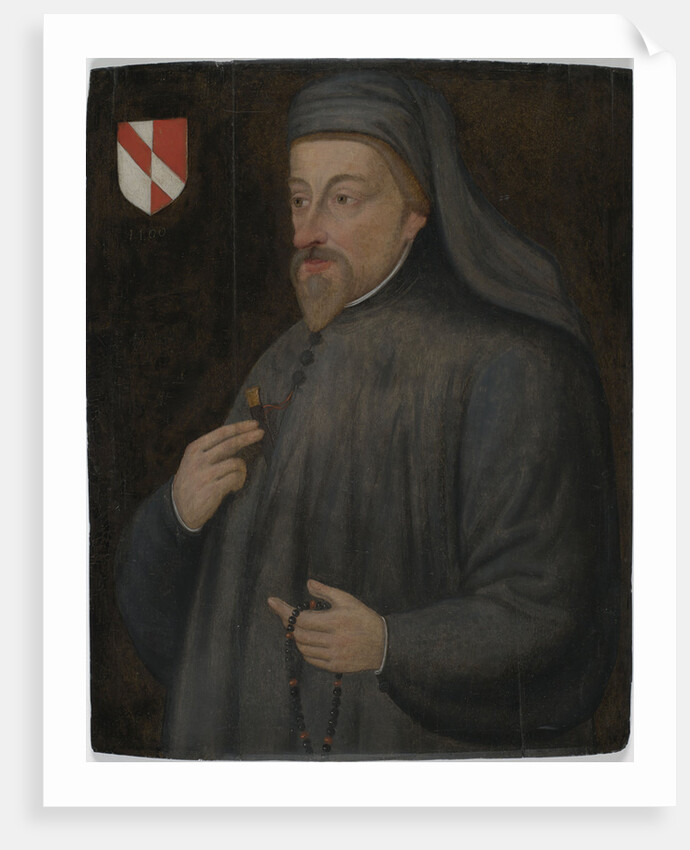 Portrait of Geoffrey Chaucer, Early 17th cen by Anonymous