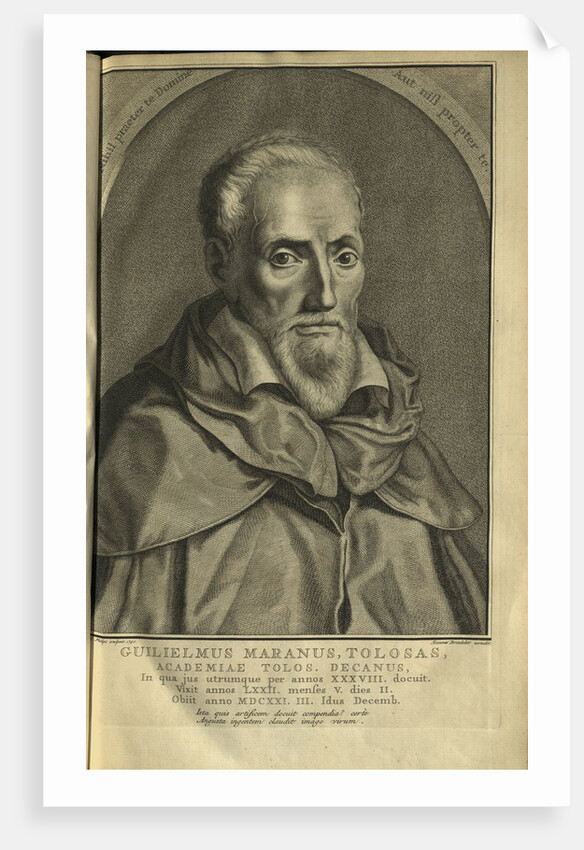 Portrait of Guillaume Maran, by Anonymous