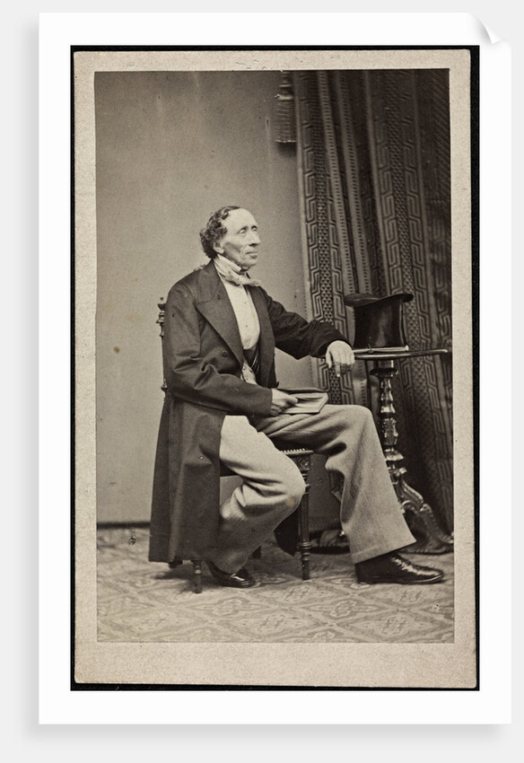 Portrait of Hans Christian Andersen, ca 1865 by Anonymous