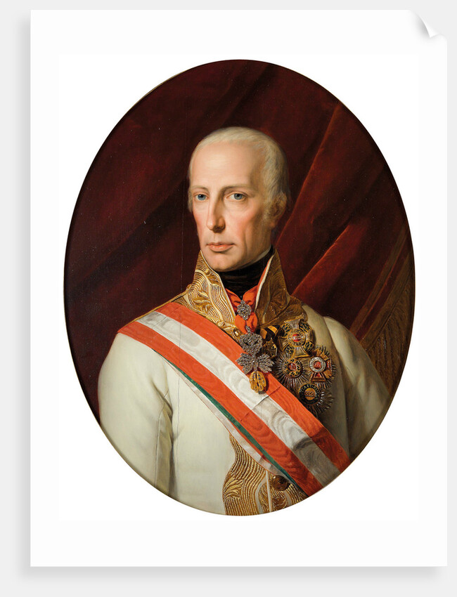 Portrait of Holy Roman Emperor Francis II, 1827 by Anonymous