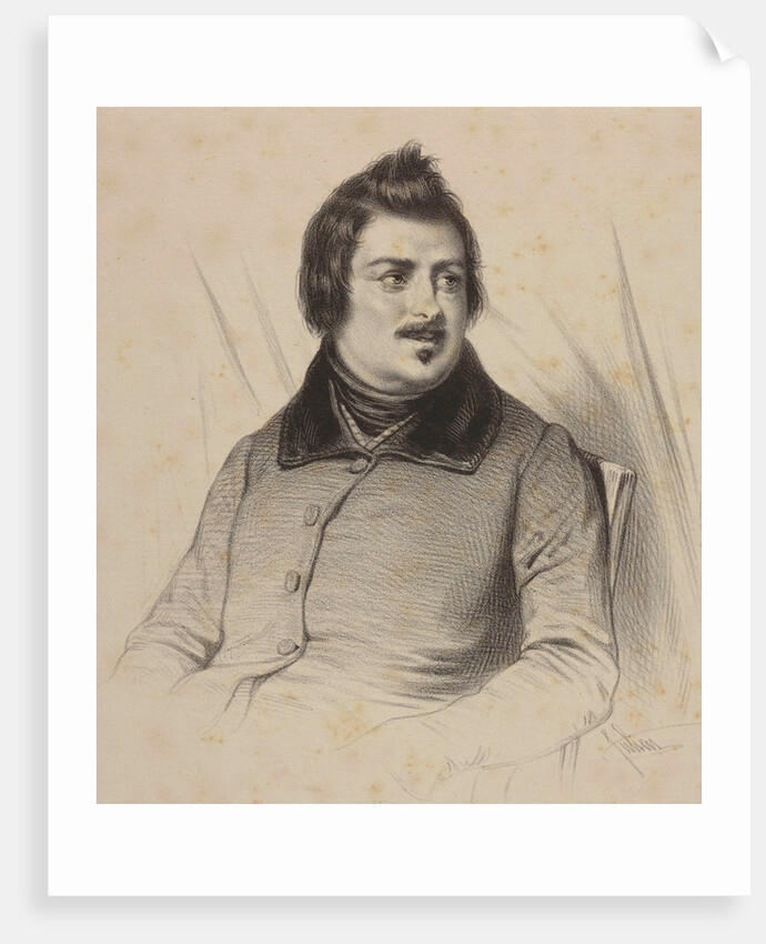 Portrait of Honoré de Balzac, c. 1840 by Anonymous