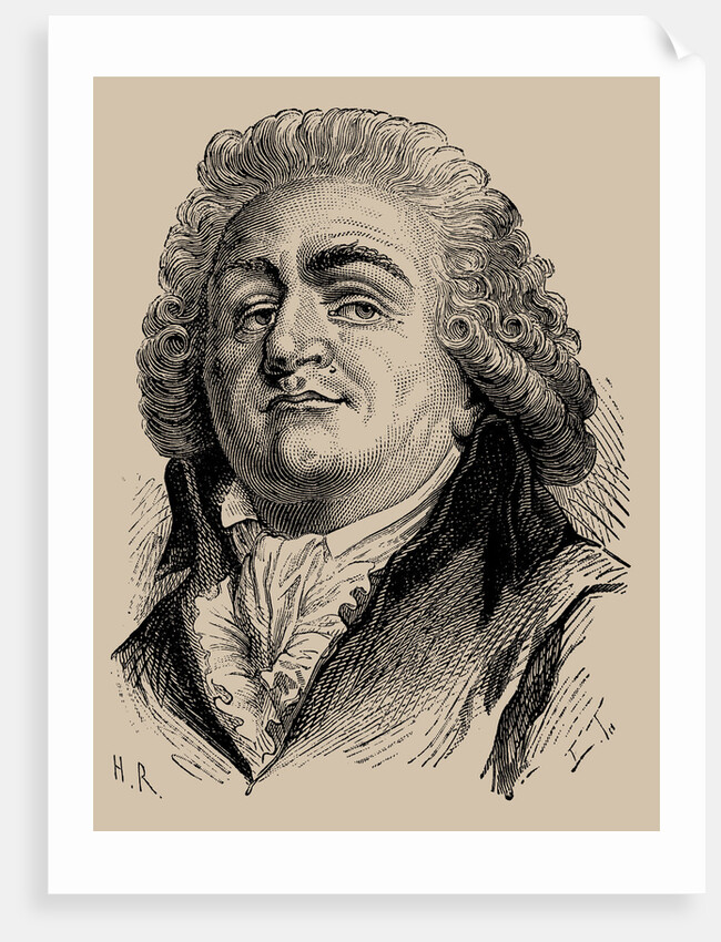 Portrait of Honoré Gabriel Riqueti, comte de Mirabeau, 1889 by Anonymous