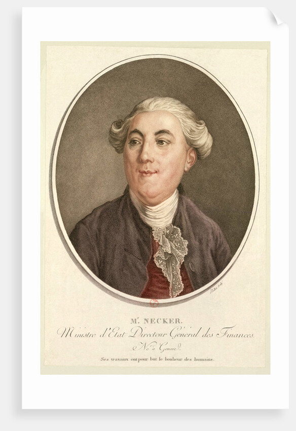 Portrait of Jacques Necker, 1789 by Anonymous