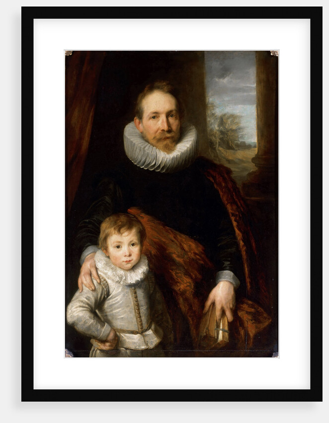 Portrait of Jean Richardot and his son, c. 1618 by Anonymous