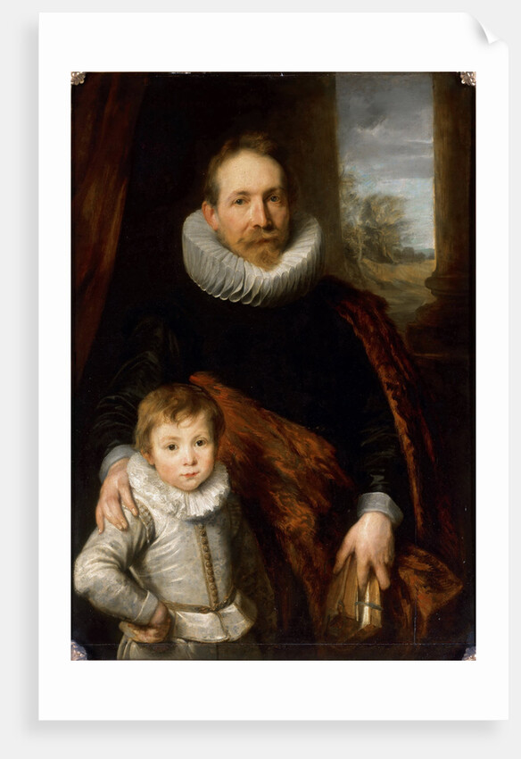 Portrait of Jean Richardot and his son, c. 1618 by Anonymous