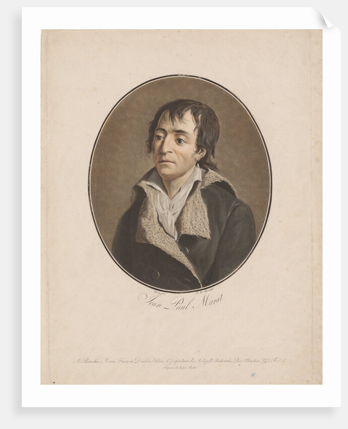 Portrait of Jean-Paul Marat, 1793-1794 by Anonymous