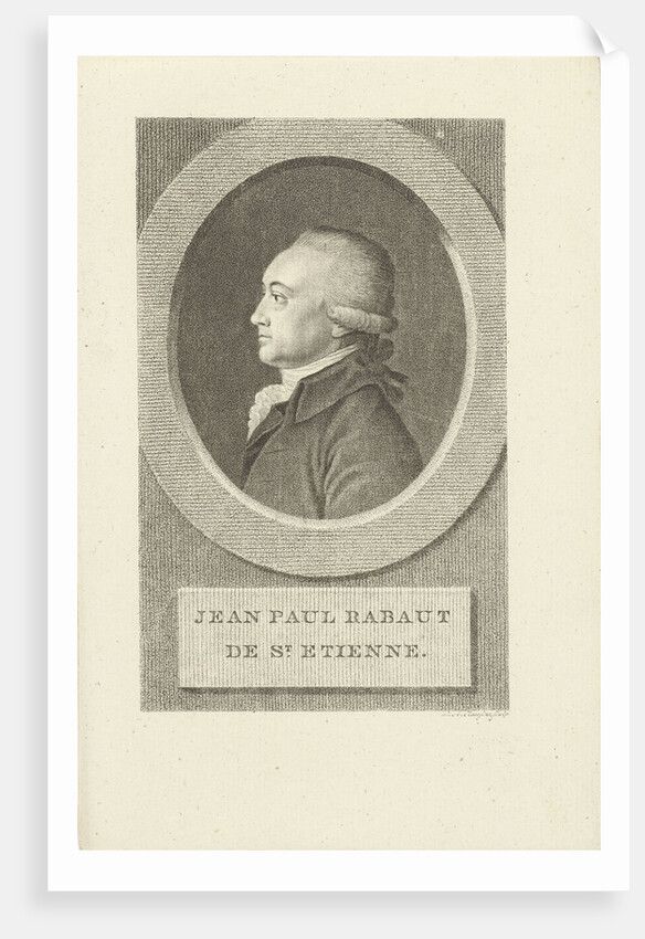 Portrait of Jean-Paul Rabaut Saint-Étienne, 1790s by Anonymous