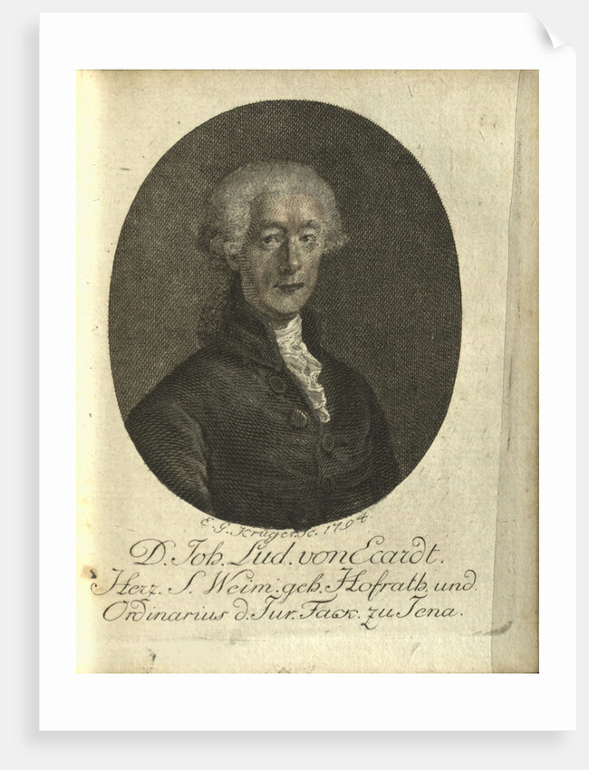 Portrait of Johann Ludwig von Eckardt, 1794 by Anonymous