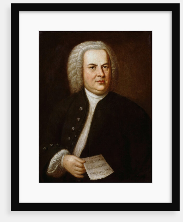 Portrait of Johann Sebastian Bach, by Anonymous