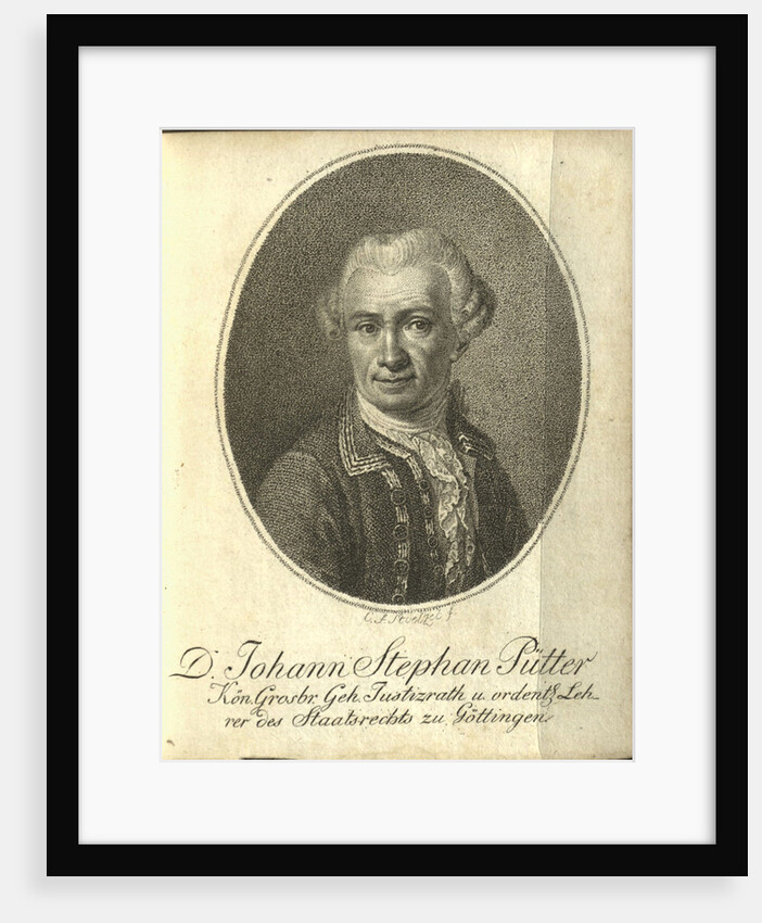 Portrait of Johann Stephan Pütter, 1794 by Anonymous
