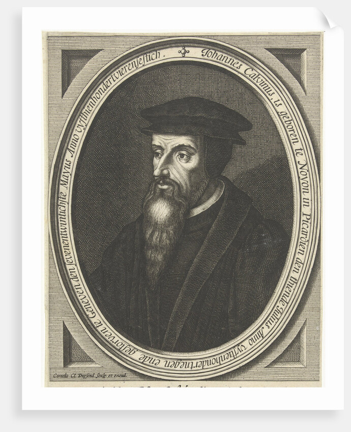 Portrait of John Calvin, 1630-1640 by Anonymous