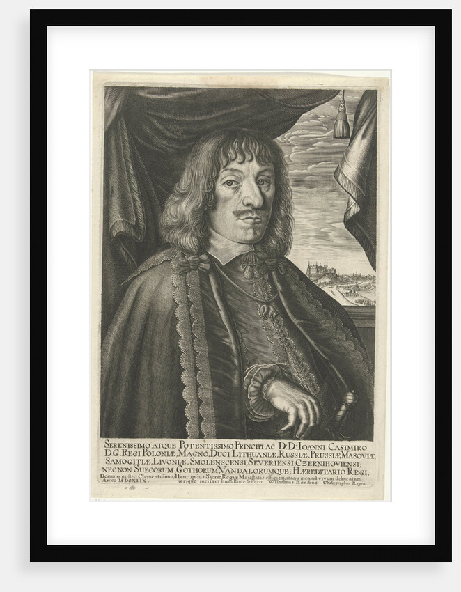 Portrait of John II Casimir Vasa, King of Poland and Grand Duke of Lithuania, 1649 by Anonymous