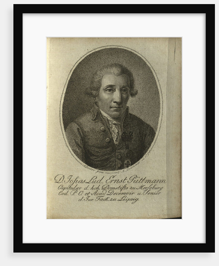 Portrait of Josias Ludwig Ernst Püttmann, 1794 by Anonymous