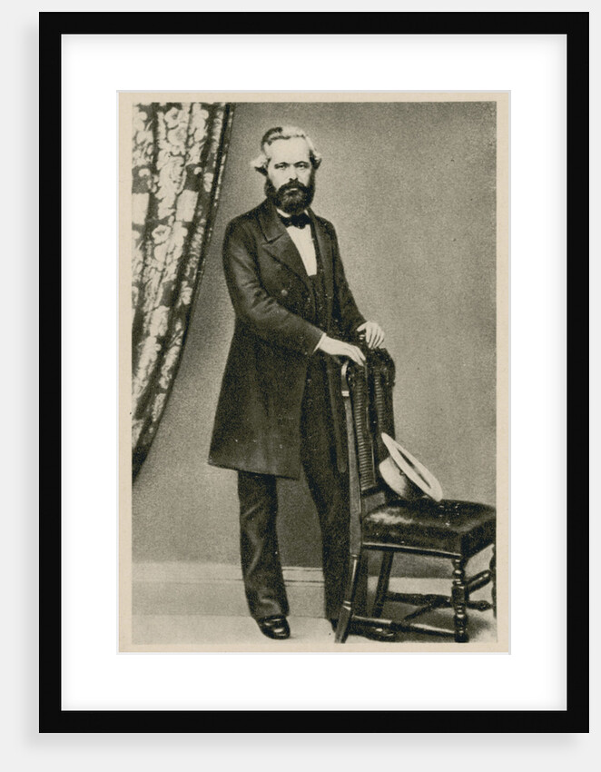 Portrait of Karl Marx, by Anonymous