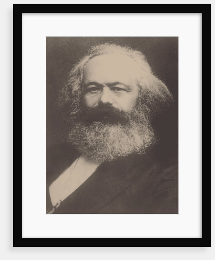Portrait of Karl Marx, by Anonymous