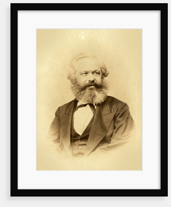 Portrait of Karl Marx, 1867 by Anonymous