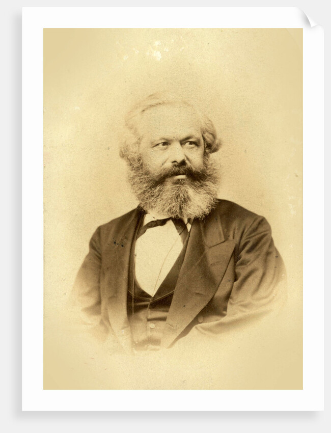 Portrait of Karl Marx, 1867 by Anonymous