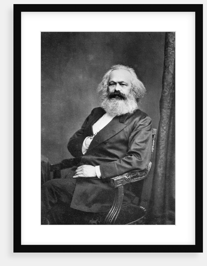 Portrait of Karl Marx, before 1875 by Anonymous