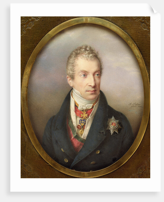 Portrait of Klemens Wenzel, Prince von Metternich, 1822 by Anonymous