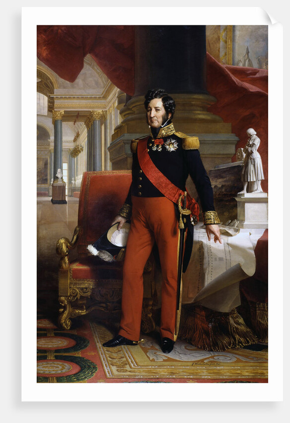 Portrait of Louis Philippe I, King of the French, 1841 by Anonymous
