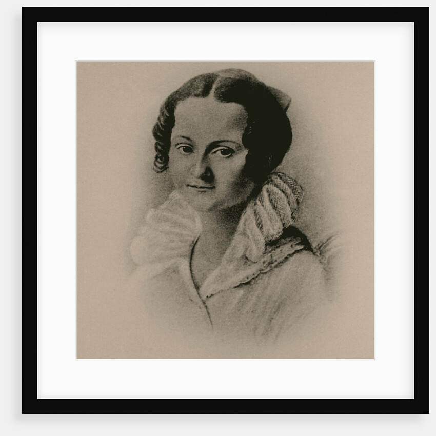 Portrait of Maria Fyodorovna Dostyevskaya, née Nechaeva, Dostoevskys Mother, 1820s by Anonymous