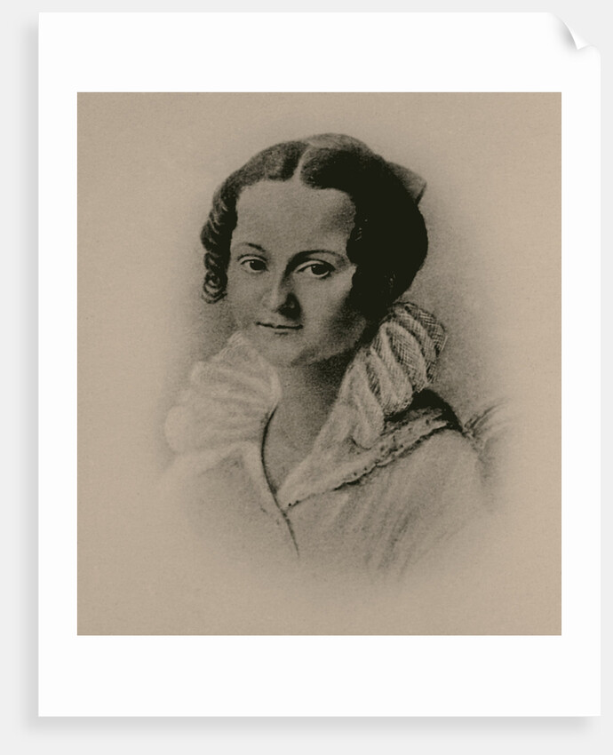 Portrait of Maria Fyodorovna Dostyevskaya, née Nechaeva, Dostoevskys Mother, 1820s by Anonymous