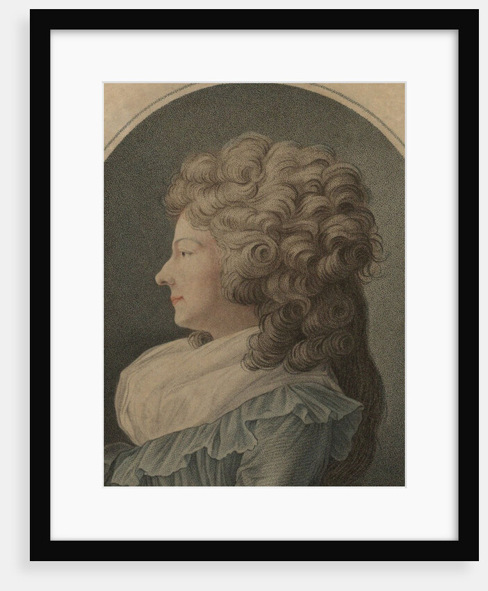 Portrait of Marie Louise of Savoy, Princess of Lamballe, 1791 by Anonymous