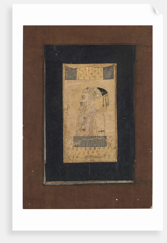 Portrait of Mughal Emperor Aurangzeb, 18th century by Anonymous