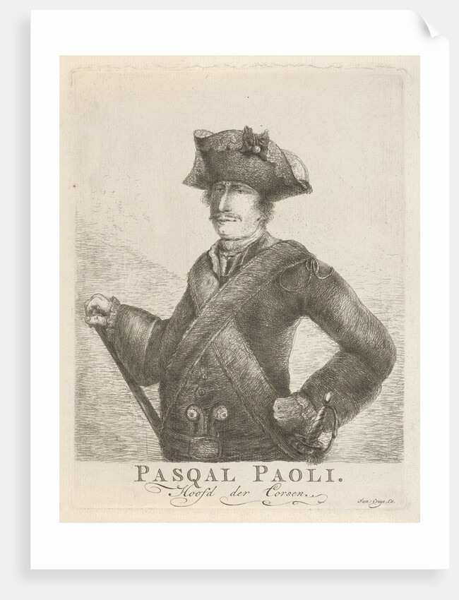 Portrait of Pasquale Paoli, ca 1770 by Anonymous