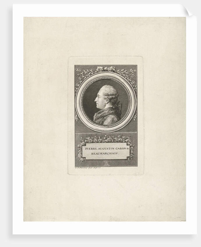 Portrait of Pierre-Augustin Caron de Beaumarchais, 1778 by Anonymous