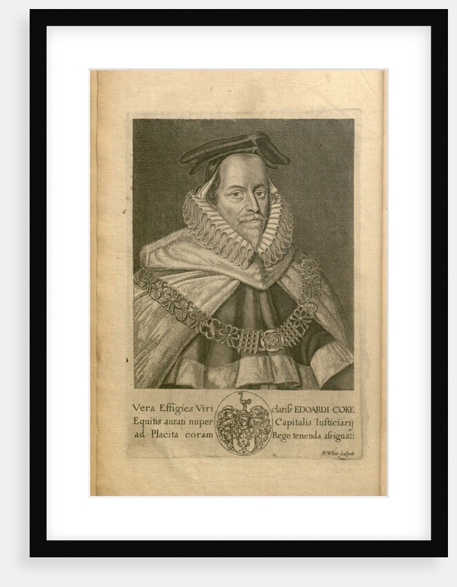 Portrait of Sir Edward Coke, 1660s by Anonymous