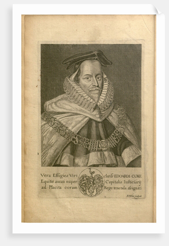 Portrait of Sir Edward Coke, 1660s by Anonymous