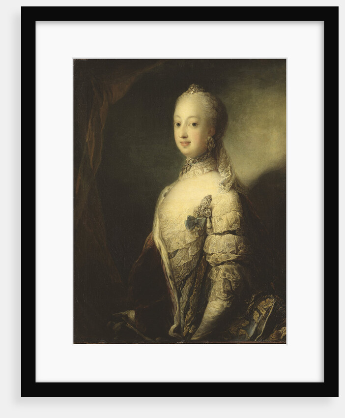 Portrait of Sophia Magdalena of Denmark, Queen of Sweden, 1765 by Anonymous