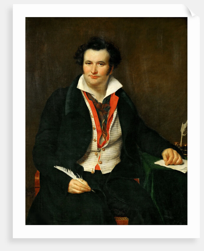 Portrait of the Actor Claude Wolf, called Claude Bernard, by Anonymous