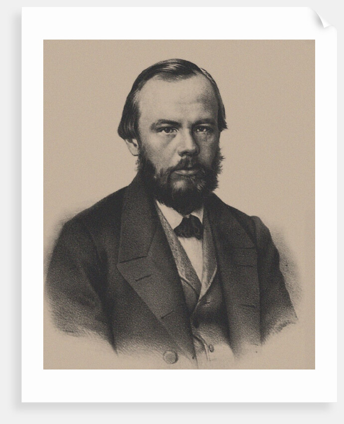 Portrait of the author Fyodor Mikhaylovich Dostoyevsky, 1862 by Anonymous
