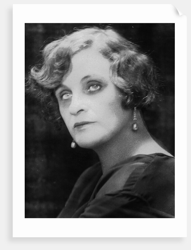 Portrait of the author Nadezhda Teffi, End 1920s by Anonymous