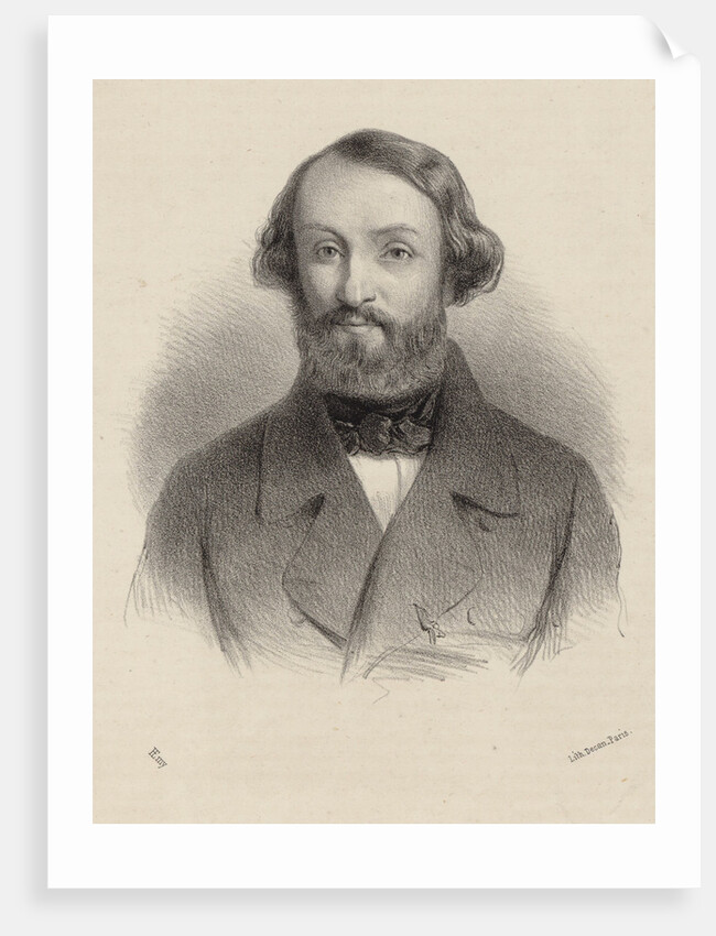 Portrait of the composer Albert Grisar, 1850 by Anonymous