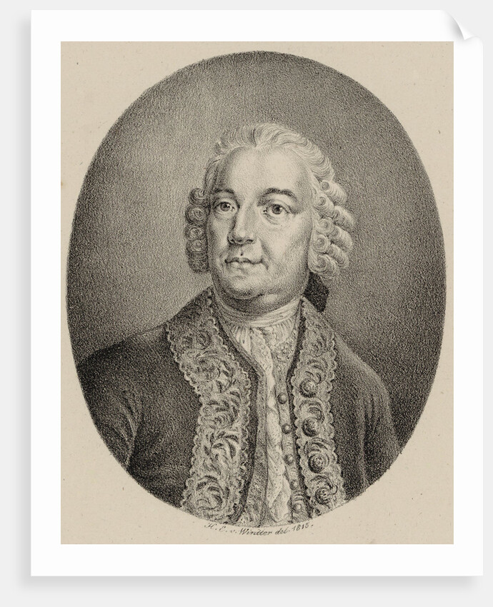 Portrait of the composer and singer Carl Heinrich Graun, 1815 by Anonymous