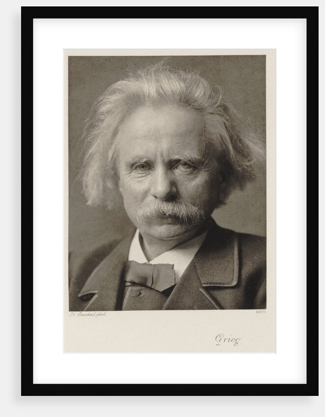 Portrait of the composer Edvard Grieg, by Anonymous