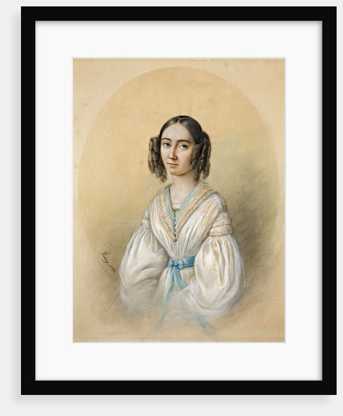 Portrait of the composer Fanny Hensel née Mendelssohn, 1841 by Anonymous