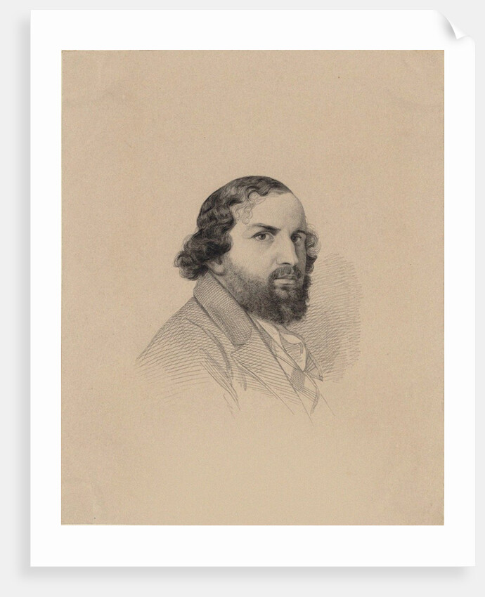 Portrait of the composer Ferdinand von Hiller, 1850 by Anonymous