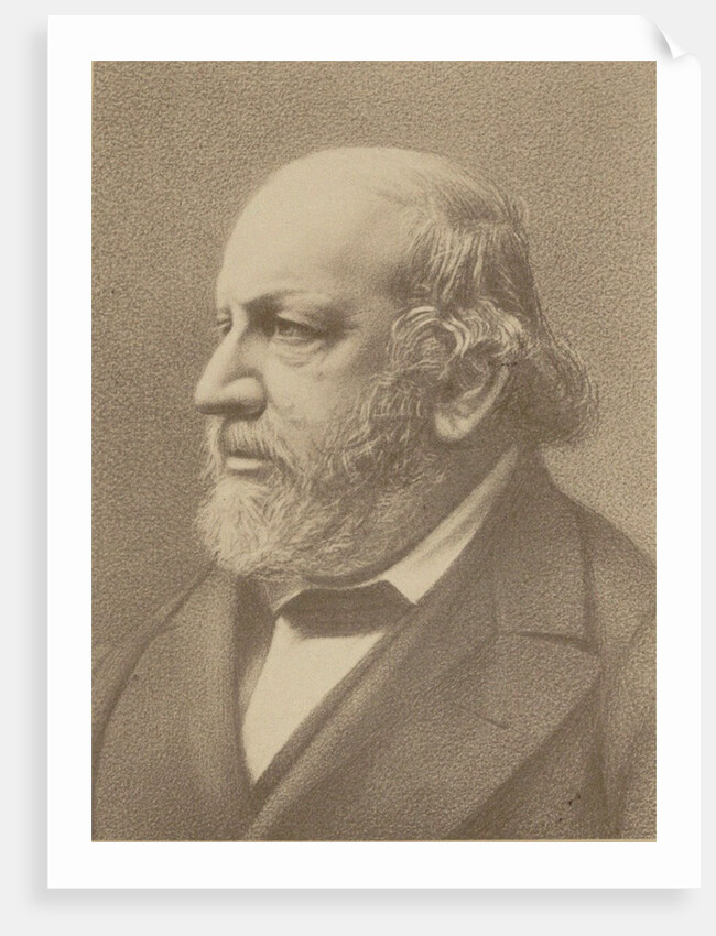Portrait of the composer Ferdinand von Hiller, 1880 by Anonymous