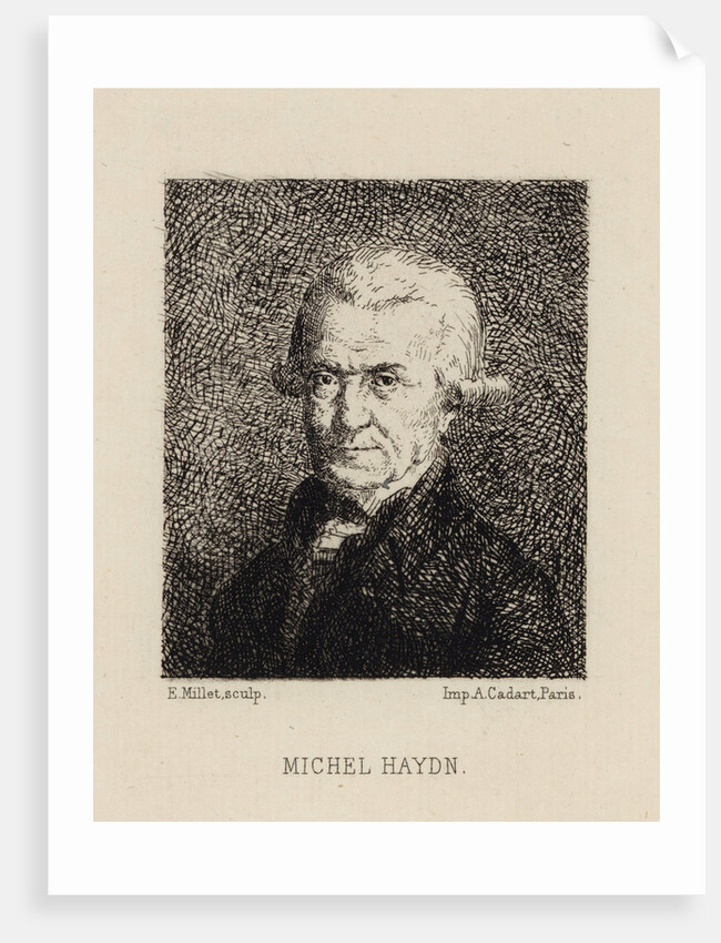 Portrait of the composer Michael Haydn, by Anonymous