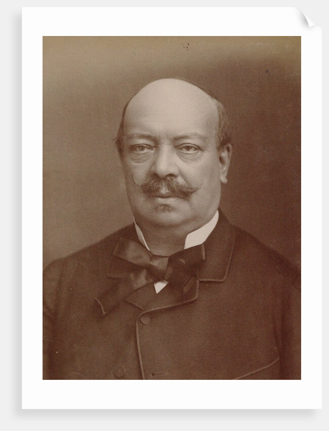 Portrait of the harpist and composer Félix Godefroid, 1890s by Anonymous