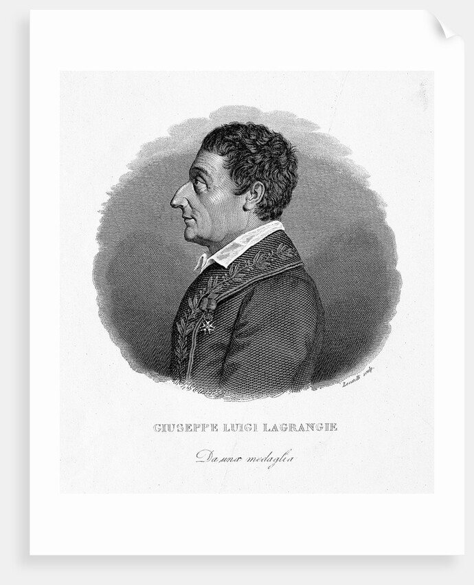 Portrait of the mathematician Joseph-Louis Lagrange, by Anonymous
