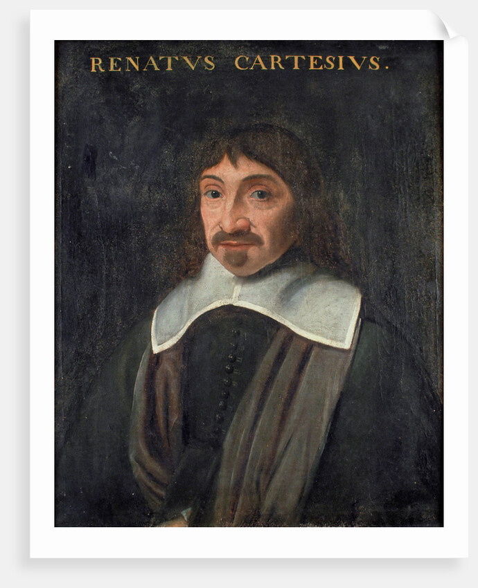 Portrait of the philosopher René Descartes, 17th century by Anonymous