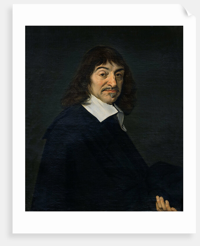 Portrait of the philosopher René Descartes, ca 1649 by Anonymous