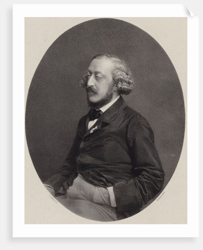 Portrait of the pianist and composer Stephen Heller, 1860 by Anonymous