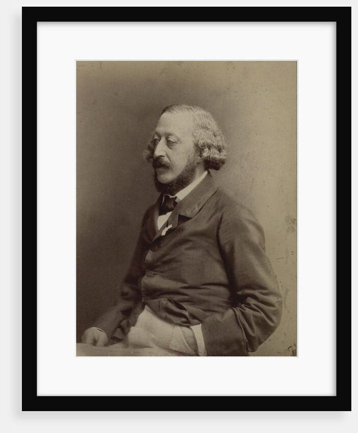 Portrait of the pianist and composer Stephen Heller, ca 1860 by Anonymous